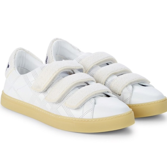 NIB Burberry Perfect Storm Leather Sneakers - Picture 4 of 5